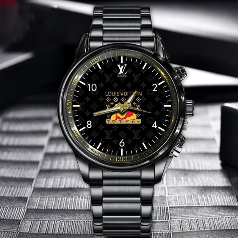 LV Luxury Black Fashion Sport Watch BWL1034 1