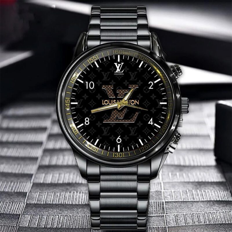 LV Luxury Black Fashion Sport Watch BWL1036 1