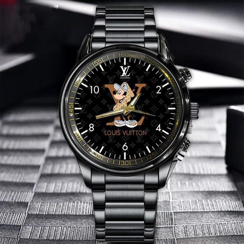LV Luxury Black Fashion Sport Watch BWL1039 1