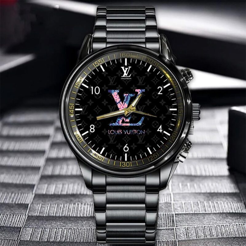LV Luxury Black Fashion Sport Watch BWL1040 1