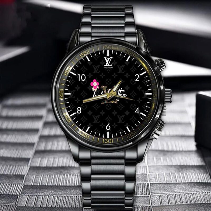 LV Luxury Black Fashion Sport Watch BWL1041 1