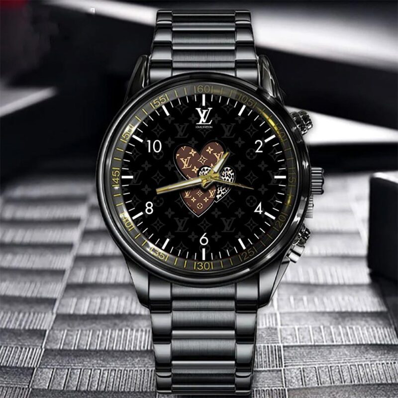 LV Luxury Black Fashion Sport Watch BWL1042 1