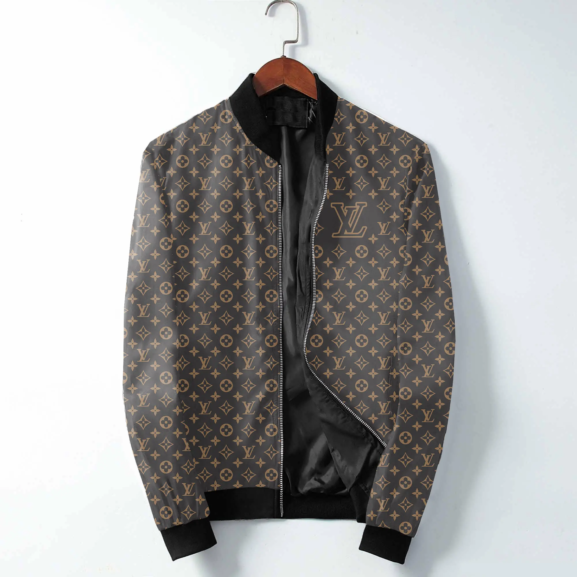 LV Luxury Brand Varsity Zipper Jacket VST1181