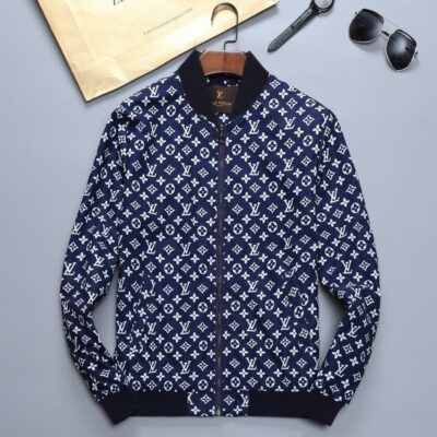 LV Luxury Brand Varsity Zipper Jacket VST1316