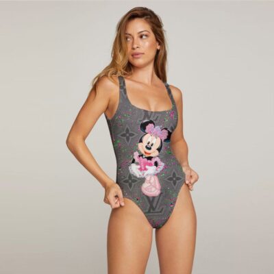 Louis Vuitton Bikini Swimwear Beachwear Women One Piece Swimsuit OSW1066