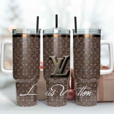 Louis Vuitton Logo Stanley Tumbler 40oz Stanley Tumbler KTB1083