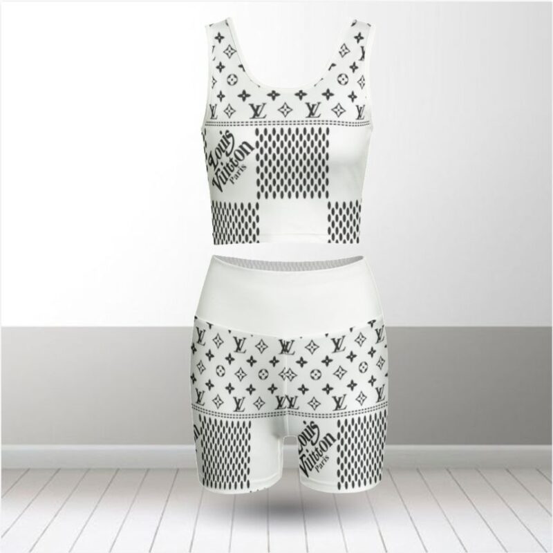 Louis Vuitton Summer Women Sport Bra Yoga Set Running Outfit SBY1011