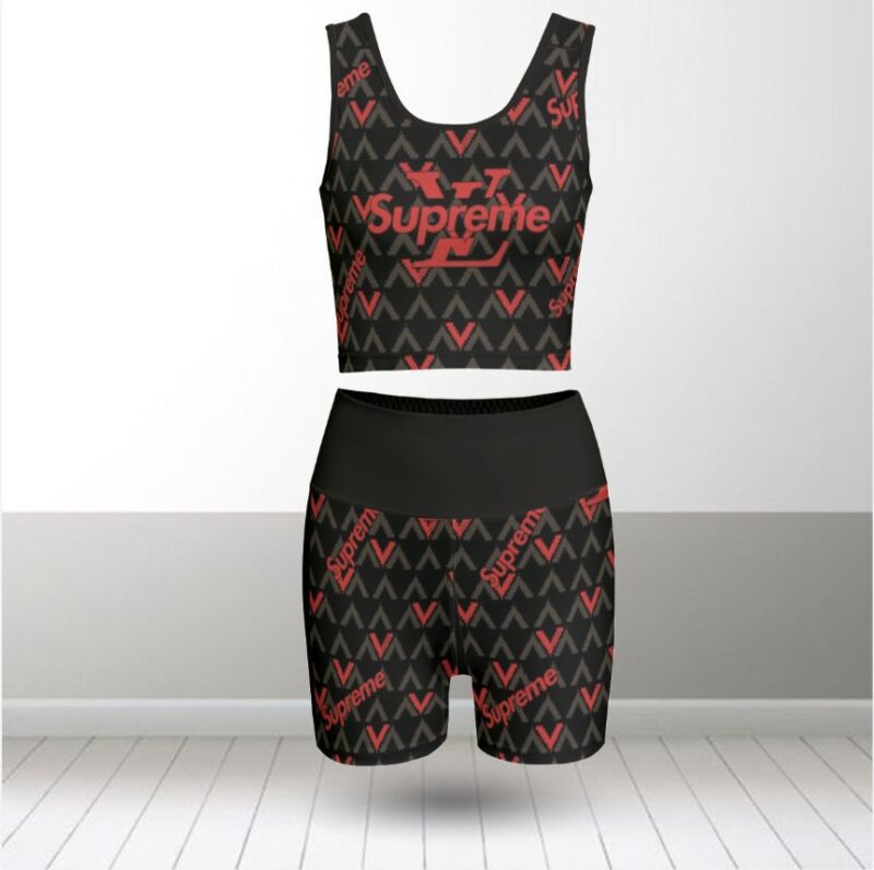Louis Vuitton Summer Women Sport Bra Yoga Set Running Outfit SBY1019