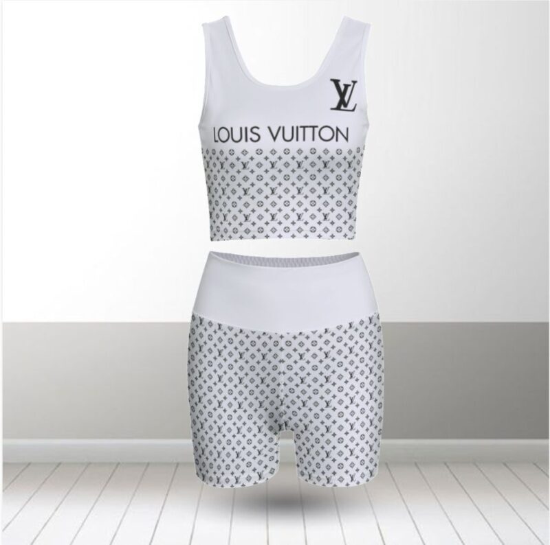 Louis Vuitton Summer Women Sport Bra Yoga Set Running Outfit SBY1024