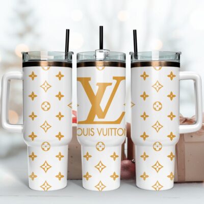 White LV 40Oz Stanley Tumbler KTB1107