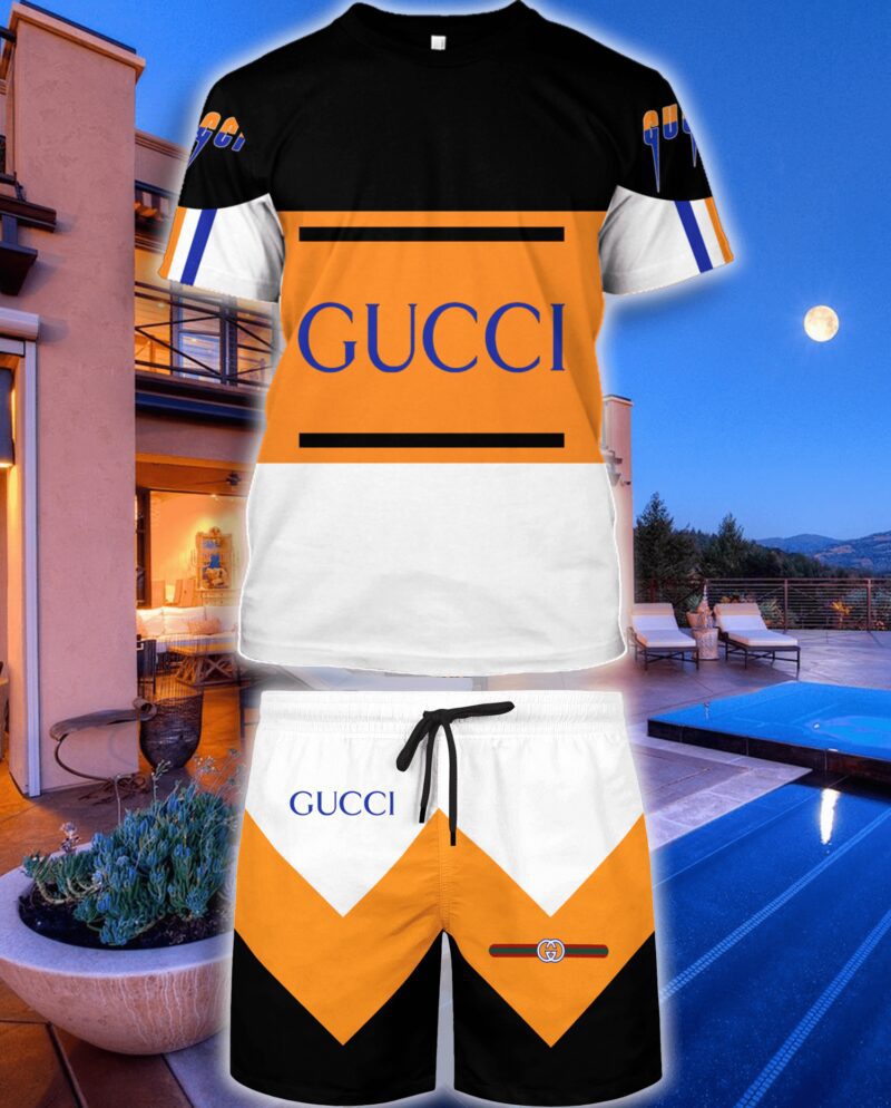 Gucci Combo Unisex T-Shirt & Short Limited Luxury Outfit CTS1003