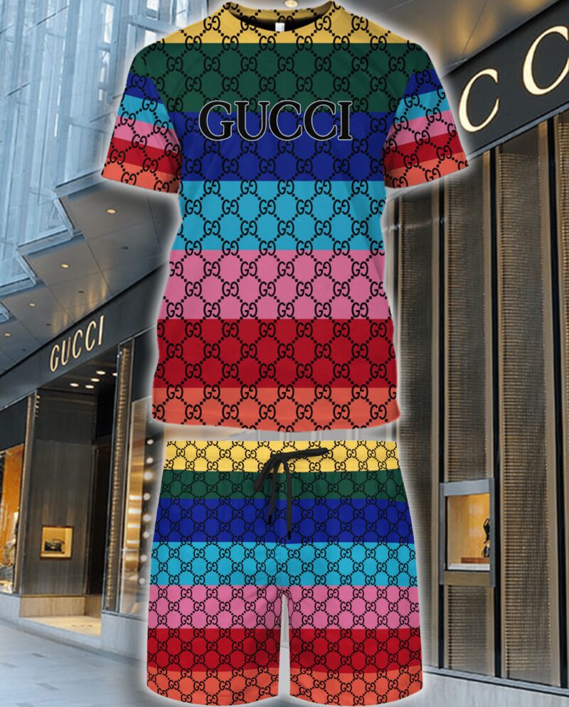 Gucci Combo Unisex T-Shirt & Short Limited Luxury Outfit CTS1004