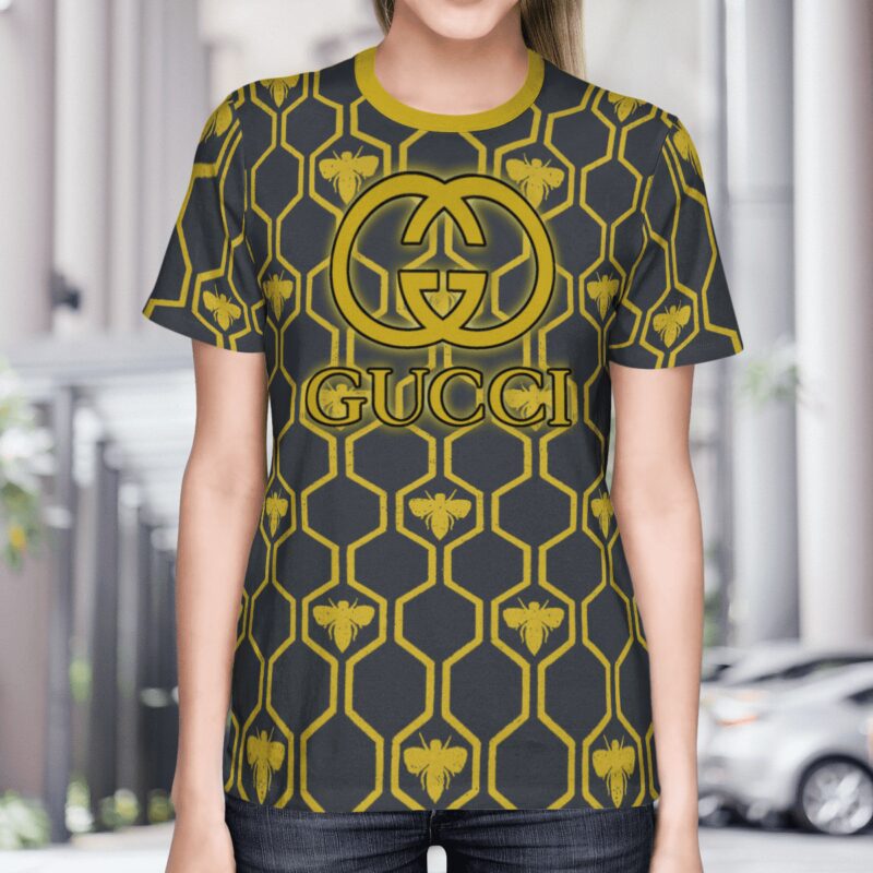 Gucci Combo Unisex T Shirt Short Limited Luxury Outfit CTS1008 3