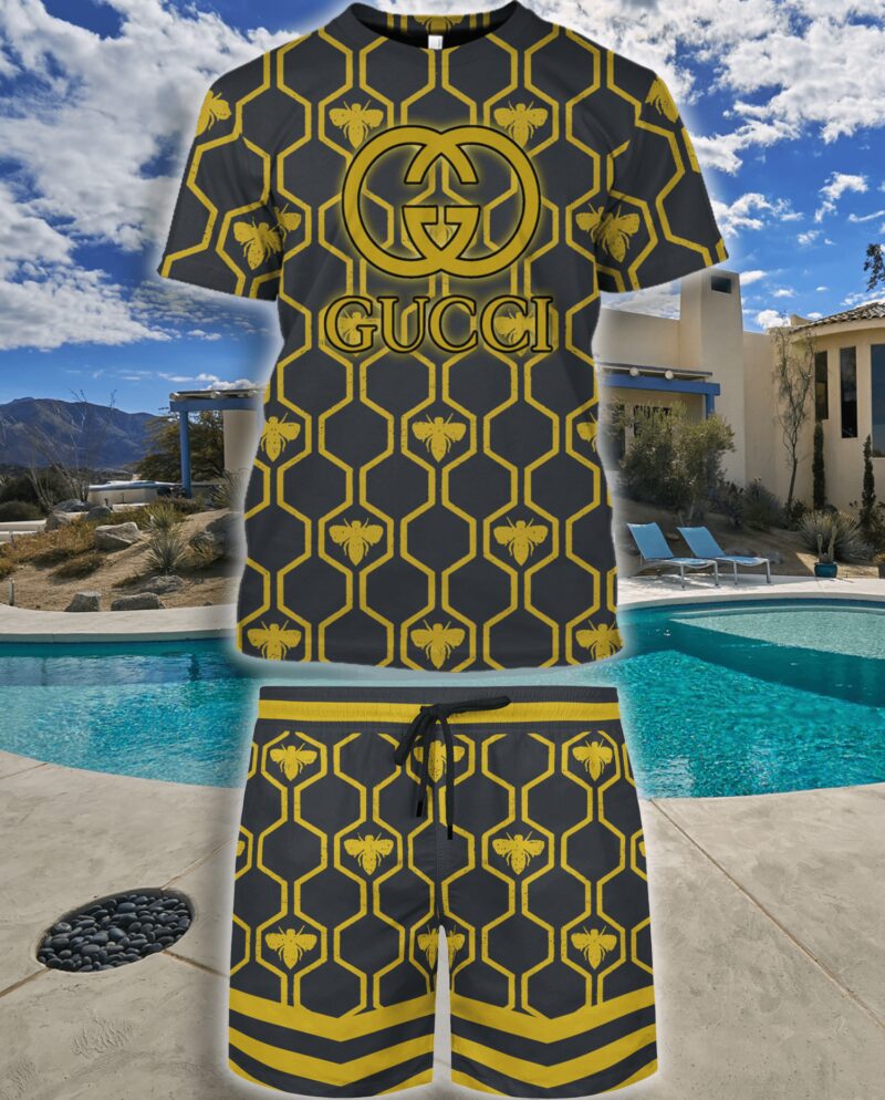 Gucci Combo Unisex T-Shirt & Short Limited Luxury Outfit CTS1008