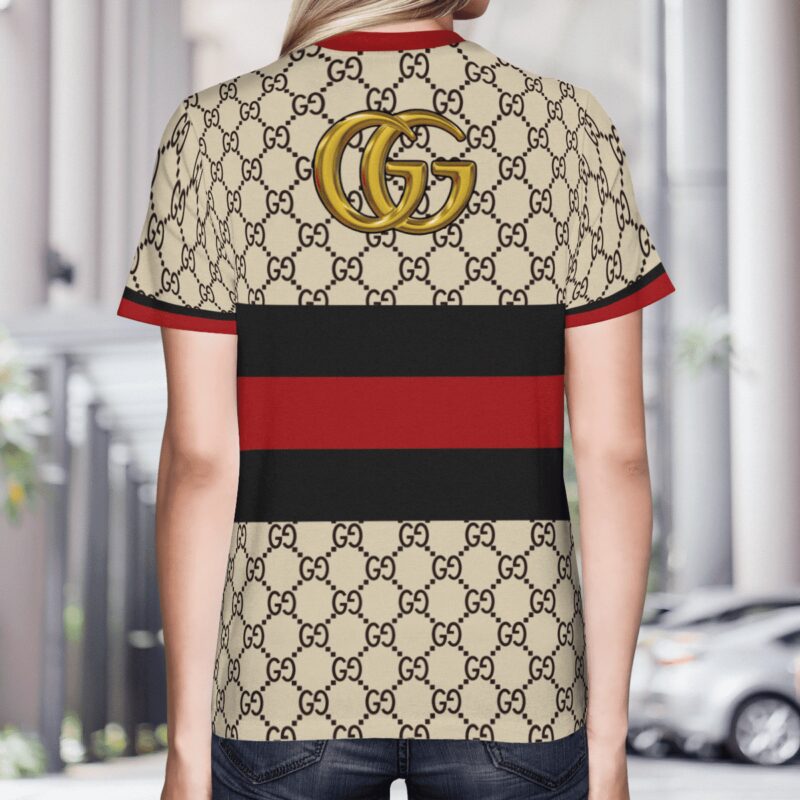 Gucci Combo Unisex T Shirt Short Limited Luxury Outfit CTS1009 2