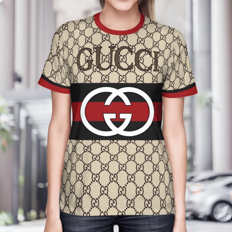Gucci Combo Unisex T Shirt Short Limited Luxury Outfit CTS1009 3