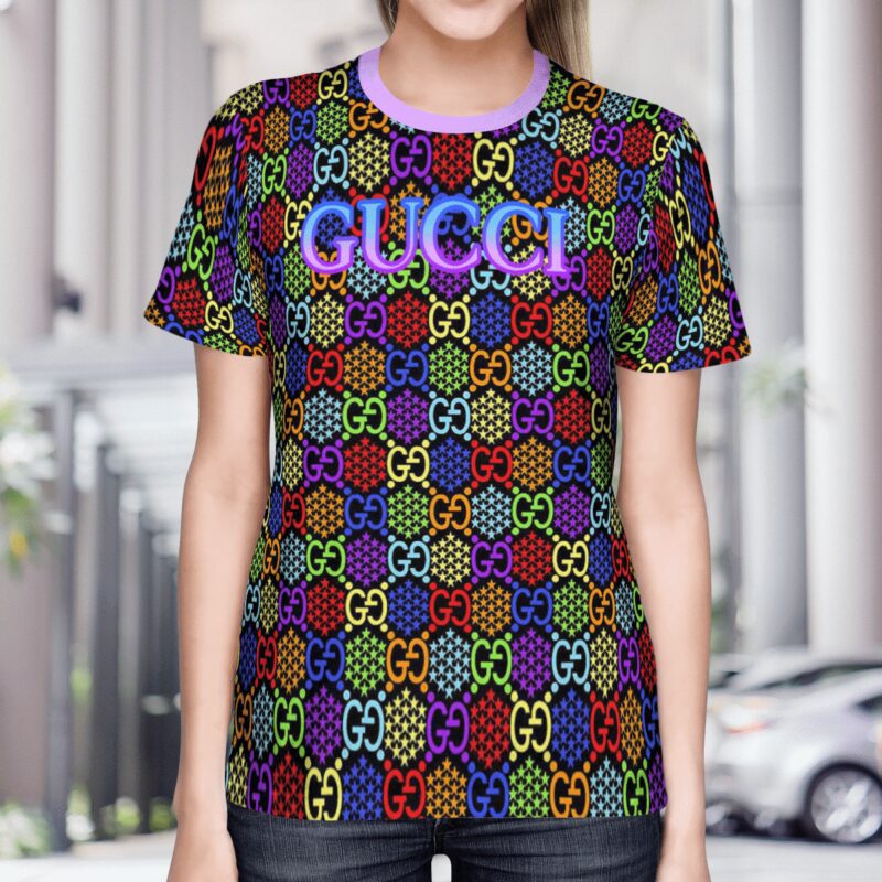 Gucci Combo Unisex T Shirt Short Limited Luxury Outfit CTS1010 3