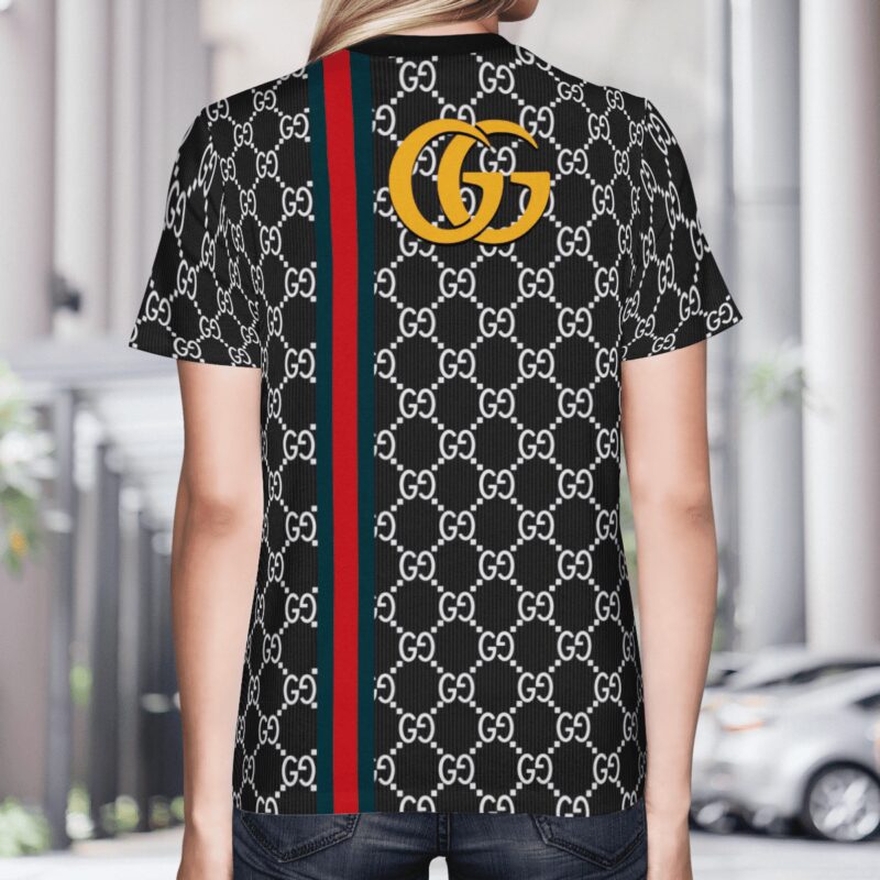Gucci Combo Unisex T Shirt Short Limited Luxury Outfit CTS1011 2