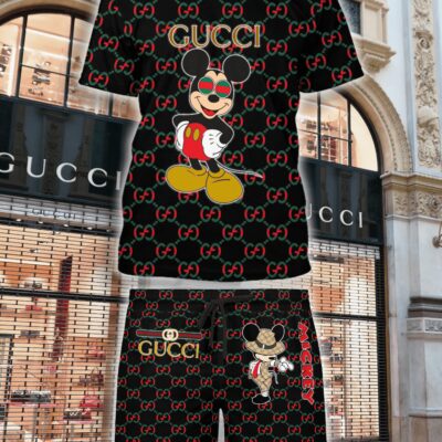 Gucci Combo Unisex T-Shirt & Short Limited Luxury Outfit CTS1014