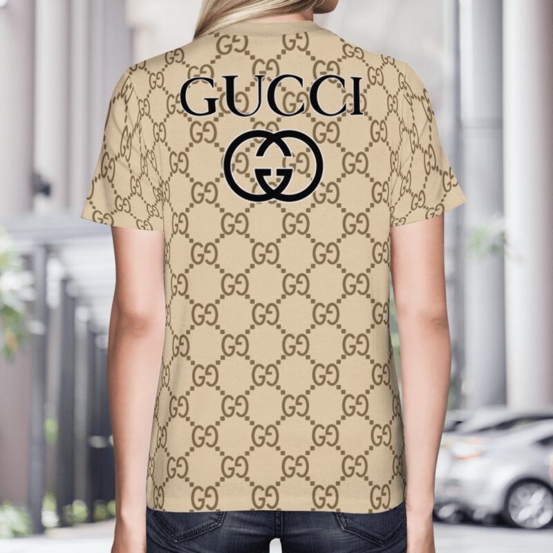Gucci Combo Unisex T Shirt Short Limited Luxury Outfit CTS1018 2