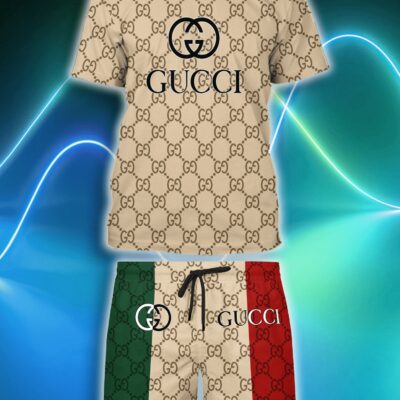 Gucci Combo Unisex T-Shirt & Short Limited Luxury Outfit CTS1018