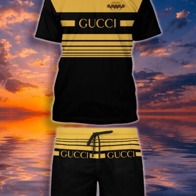 Gucci Combo Unisex T-Shirt & Short Limited Luxury Outfit CTS1023