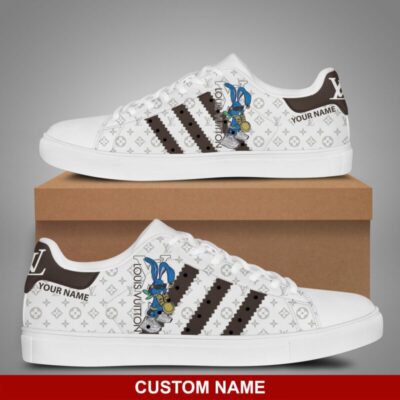 LV Cartoon Bugs Bunny Personalized Stan Smith Shoes Low Top Sneakers SKS1008 2 LV Cartoon Bugs Bunny Personalized Skate Shoes SKS1008 2