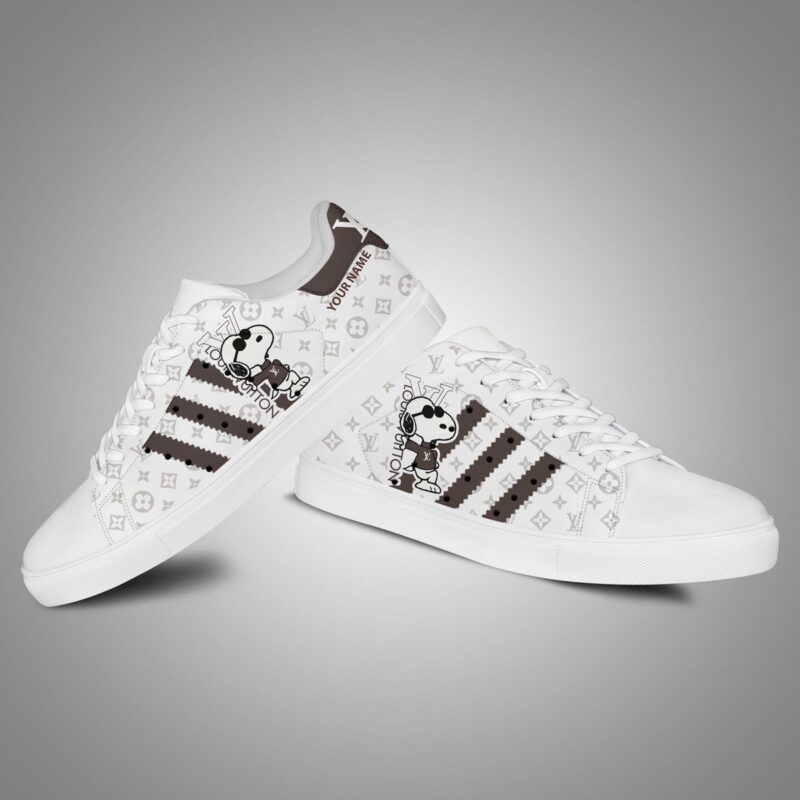 LV Cartoon Snoopy Personalized Skate Shoes SKS1001 1
