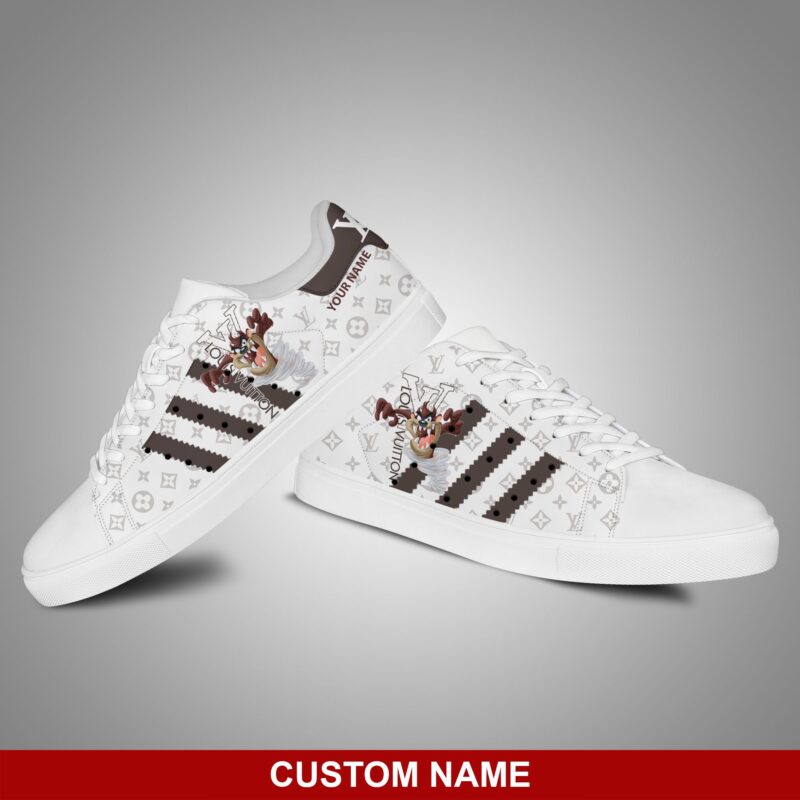 LV Cartoon Tasmanian Devil Personalized Skate Shoes SKS1014 1