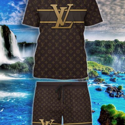 LV Combo Unisex T-Shirt & Short Limited Luxury Outfit CTS1042