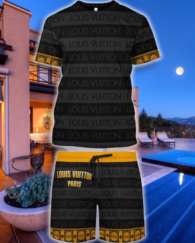 LV Combo Unisex T-Shirt & Short Limited Luxury Outfit CTS1056