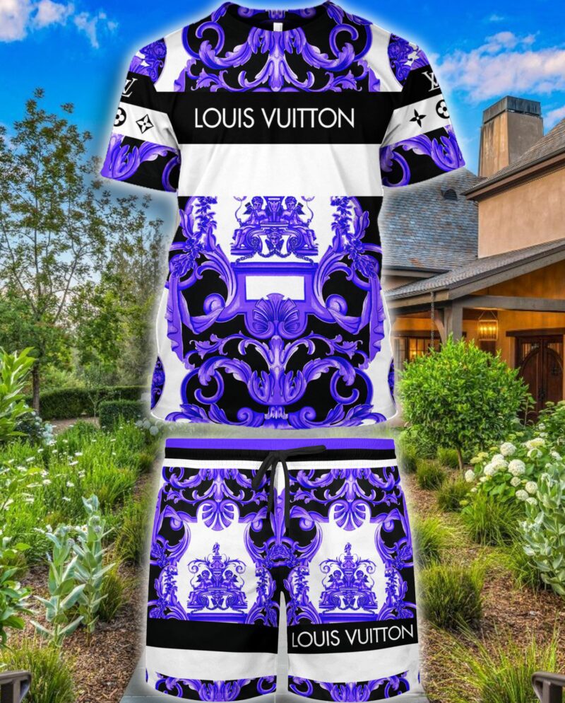 LV Combo Unisex T-Shirt & Short Limited Luxury Outfit CTS1057