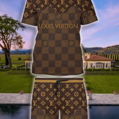 LV Combo Unisex T-Shirt & Short Limited Luxury Outfit CTS1058