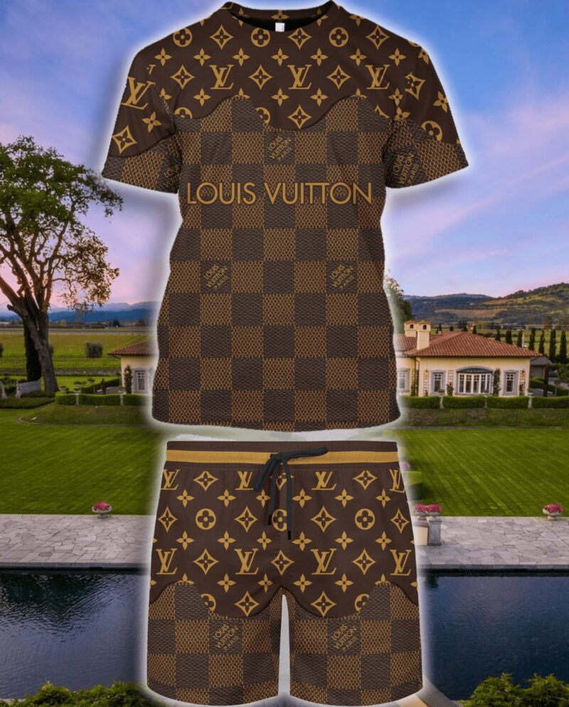 LV Combo Unisex T-Shirt & Short Limited Luxury Outfit CTS1058
