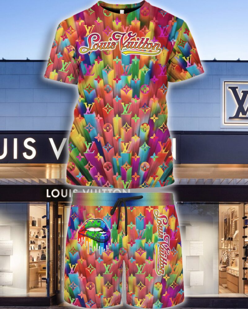 LV Combo Unisex T-Shirt & Short Limited Luxury Outfit CTS1061