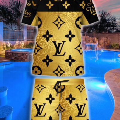 LV Combo Unisex T-Shirt & Short Limited Luxury Outfit CTS1065