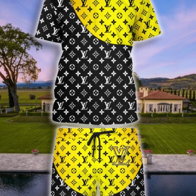 LV Combo Unisex T-Shirt & Short Limited Luxury Outfit CTS1068