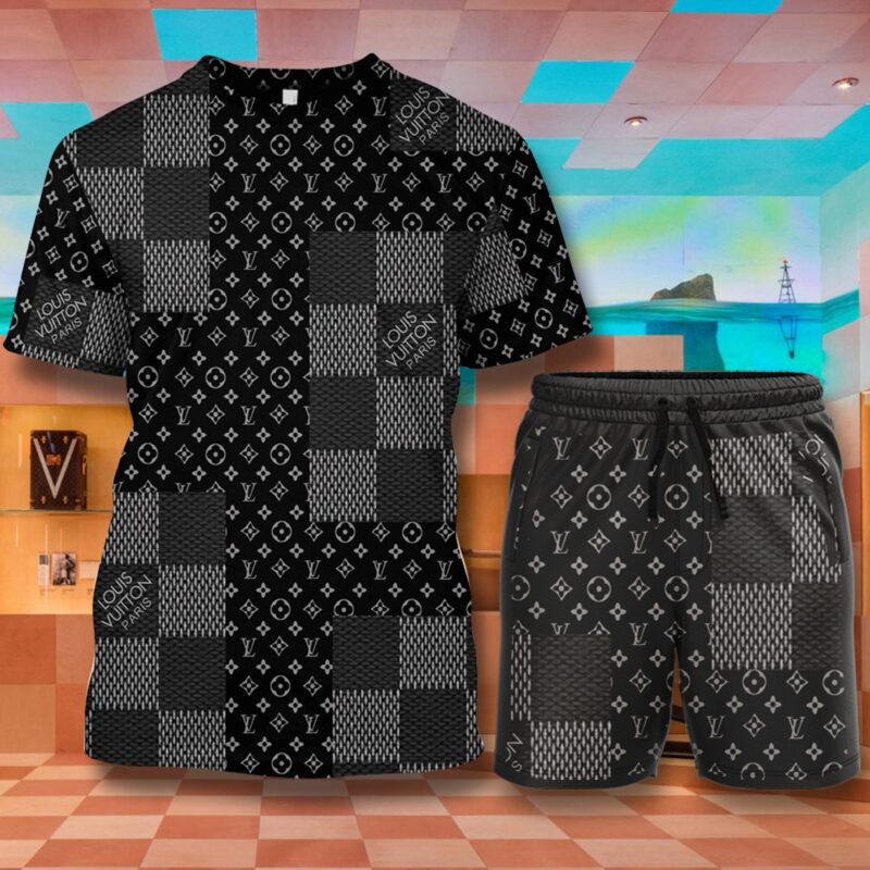 LV Combo Unisex T Shirt Short Limited Luxury Outfit CTS1073 1