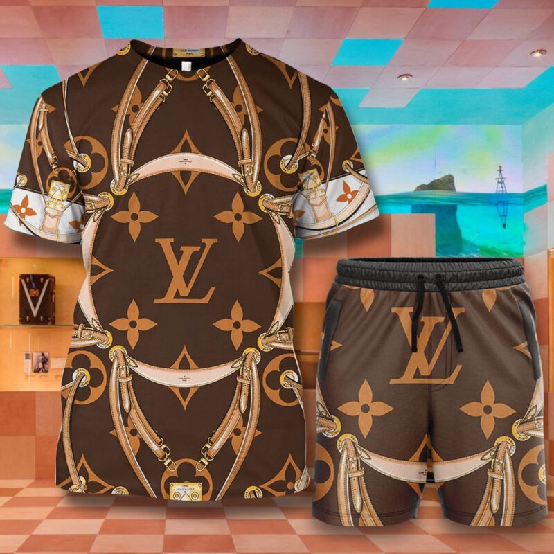 LV Combo Unisex T Shirt Short Limited Luxury Outfit CTS1078 2