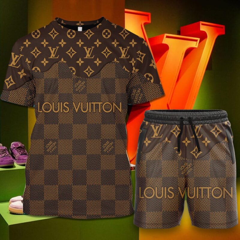 LV Combo Unisex T Shirt Short Limited Luxury Outfit CTS1080 2