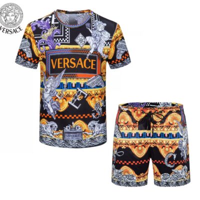 Versace Combo Unisex T-Shirt & Short Limited Luxury Outfit CTS1112