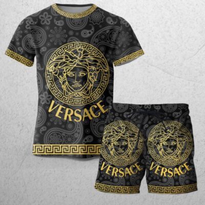 Versace Combo Unisex T-Shirt & Short Limited Luxury Outfit CTS1120