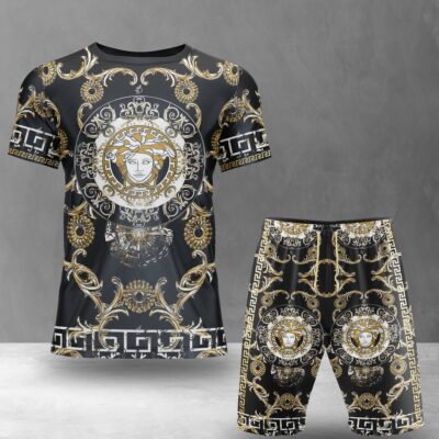 Versace Combo Unisex T-Shirt & Short Limited Luxury Outfit CTS1129