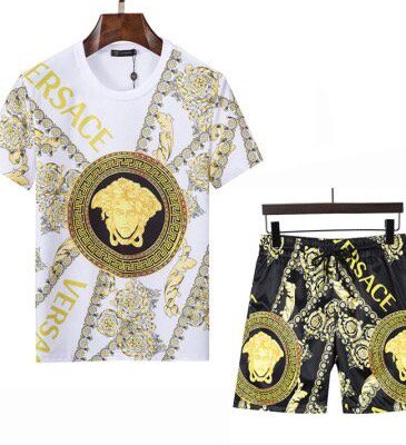 Versace Combo Unisex T-Shirt & Short Limited Luxury Outfit CTS1137