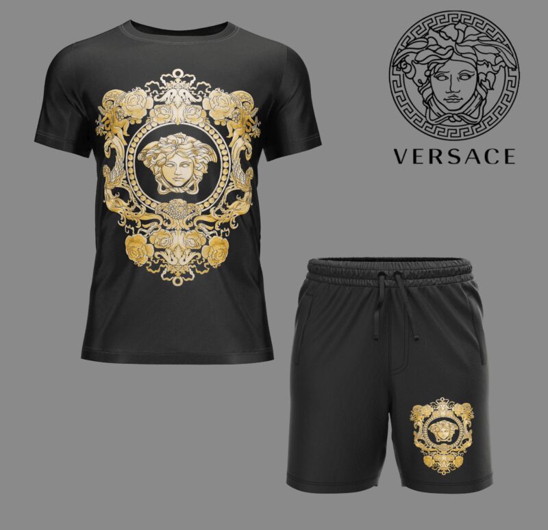 Versace Combo Unisex T-Shirt & Short Limited Luxury Outfit CTS1117