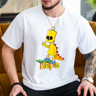 Bart Simpson Bape Unisex T-Shirt TAT5410 2 Bart Simpson Bape Unisex T Shirt TAT5410 2