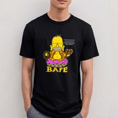 Bart Simpson Bape Unisex T-Shirt TAT5411 4 Bart Simpson Bape Unisex T Shirt TAT5411 4