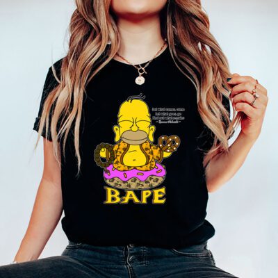 Bart Simpson Bape Unisex T-Shirt TAT5411 5 Bart Simpson Bape Unisex T Shirt TAT5411 5