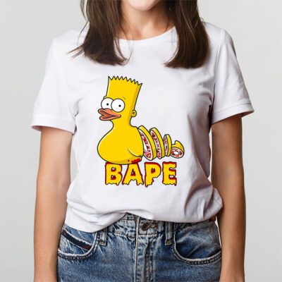 Bart Simpson Bape Unisex T-Shirt TAT5412 3 Bart Simpson Bape Unisex T Shirt TAT5412 3