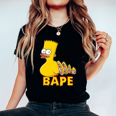 Bart Simpson Bape Unisex T-Shirt TAT5412 5 Bart Simpson Bape Unisex T Shirt TAT5412 5